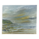 Oil on canvas Seaside at Cap Gris-Nez signed Lièvin painter from Calais 1970s