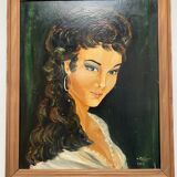 Oil Portrait on panel from 1964