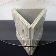 Luciano Frigerio ‘Norman’ table in solid lacquered wood