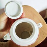 Antique floral coffee pot