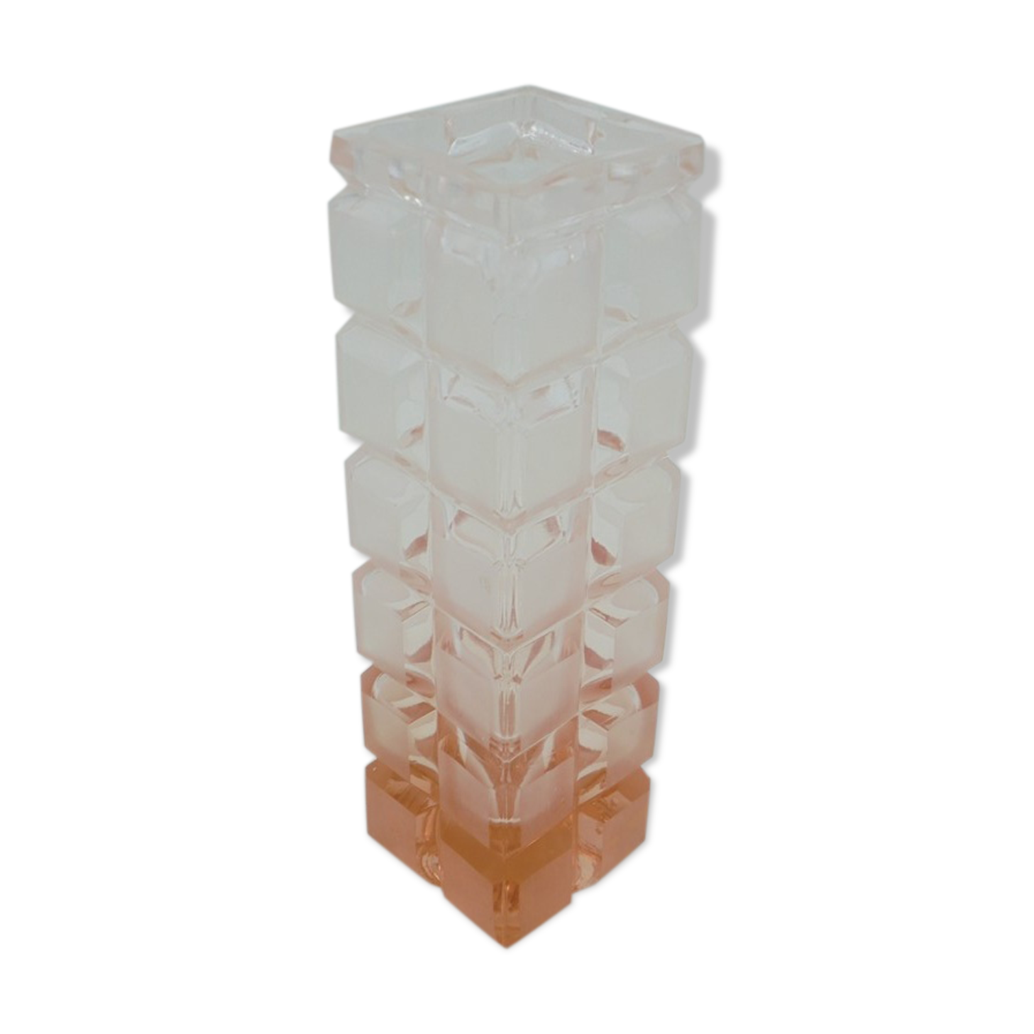 Vase rose art déco