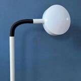Vintage Hala white metal space age floor lamp