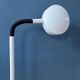 Vintage Hala white metal space age floor lamp