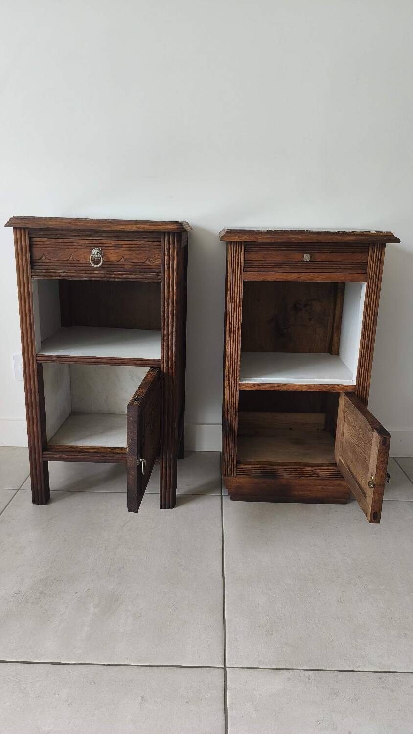 Art Deco bedside tables