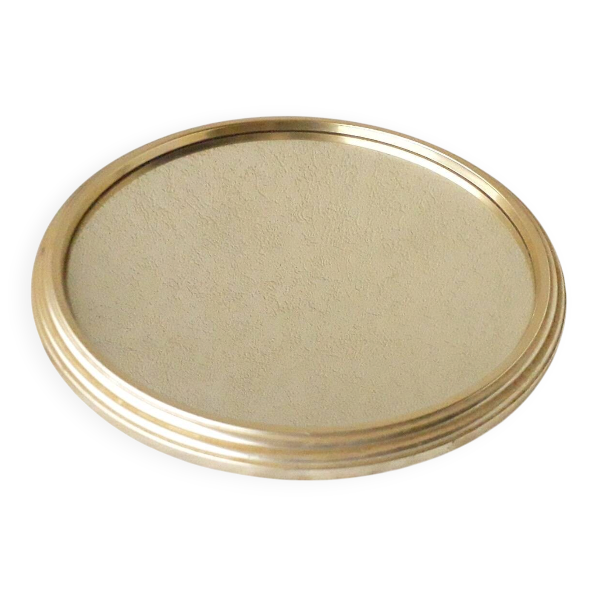 Round mirror plateau