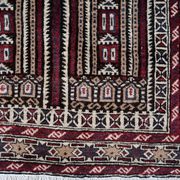 Tapis de prière vintage afghan Baluch fait main en laine – 95 x 142 cm