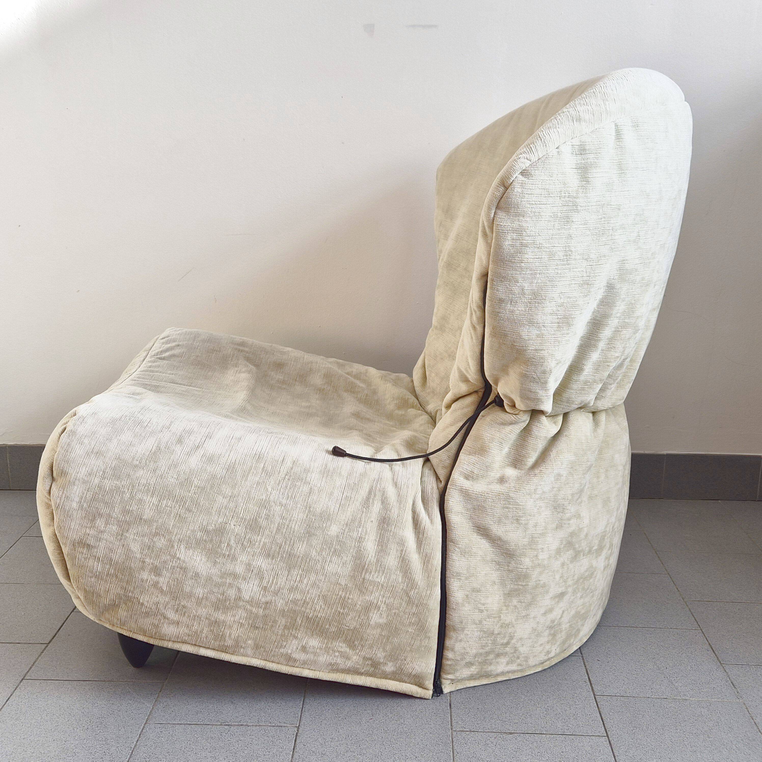 Pair of vintage armchairs by Annie Hieronimus for Cinna 1990