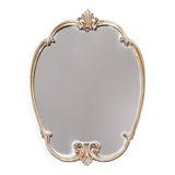 Vintage Louis XV Style Bronze Mirror