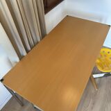 USM Haller desk in natural varnished beech veneer