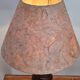 Handmade lamp in turned wood