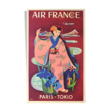 Air France poster by Yasse Tabuchi