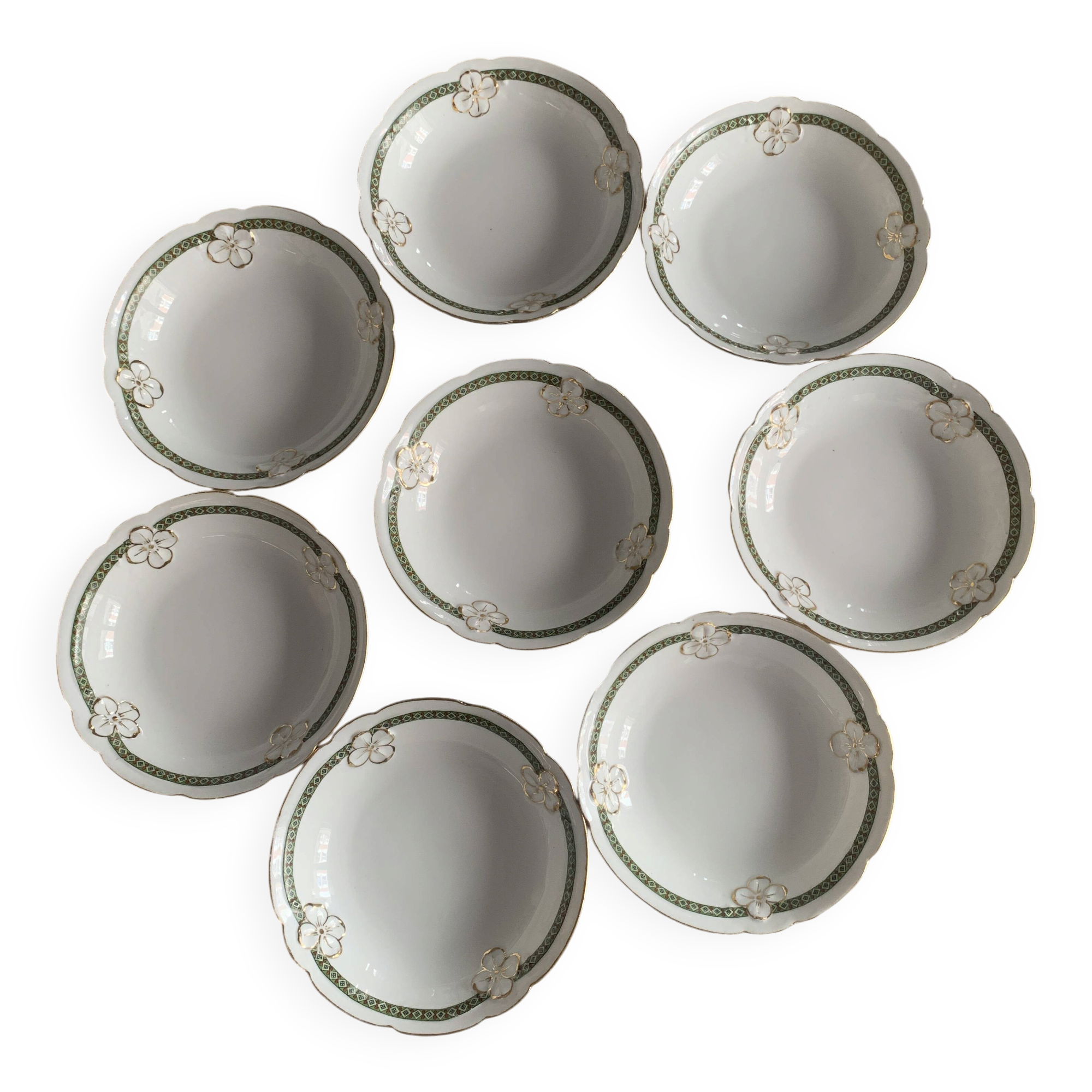 Bernardaud bowls Limoges porcelain