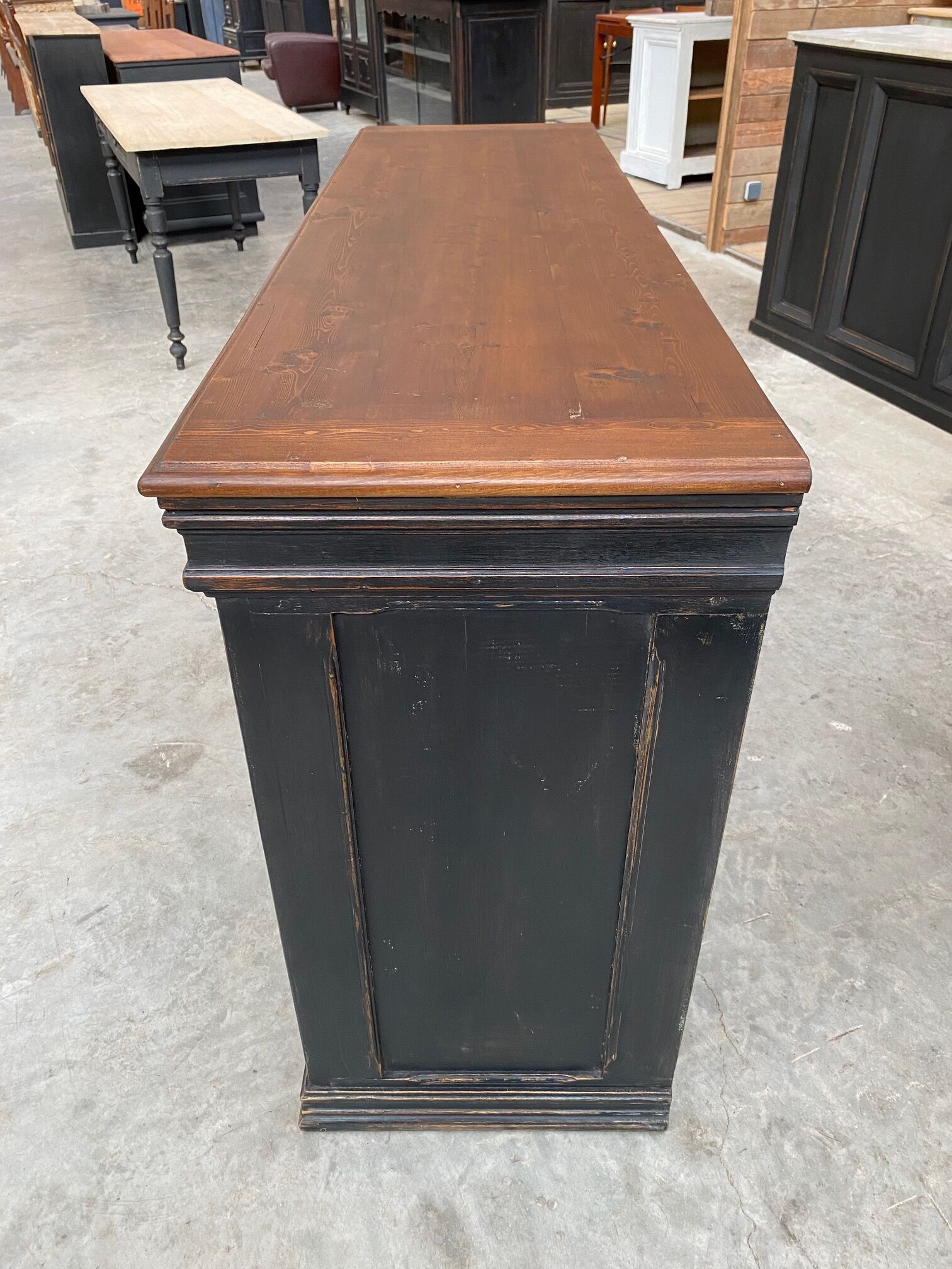 Counter beginning XXth patinated