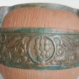 CLANTA ENGLAND - Cache-pot or Planter with vine leaves - POTTERY