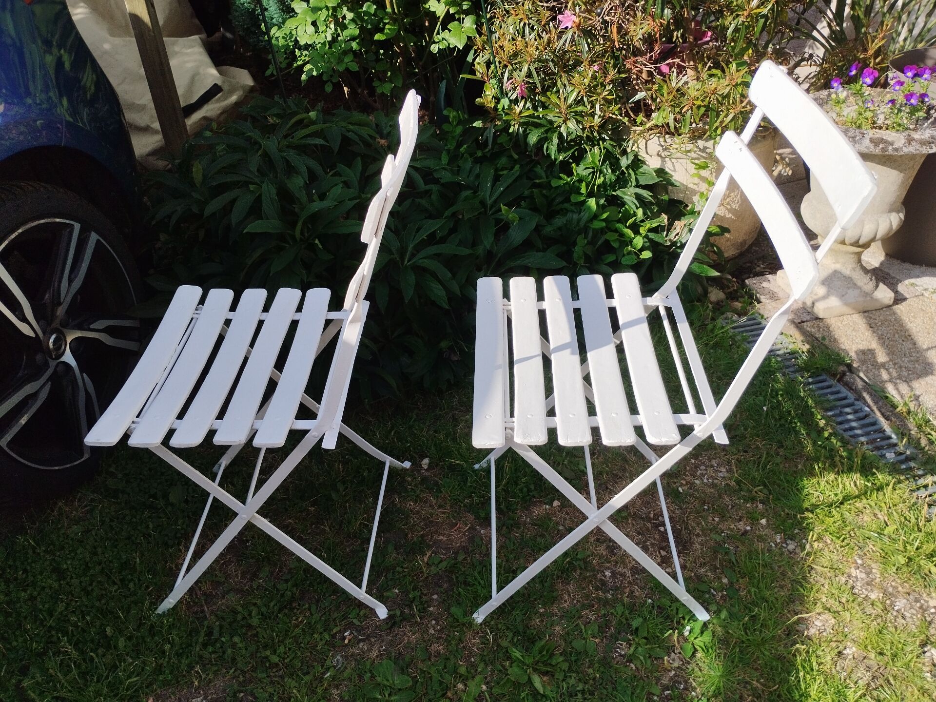 Salon de jardin ancien en fer