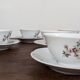 12-piece coffee service in Sologne porcelain, France
