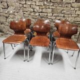Lot 6 chaises
Flötotto pagwood 1960