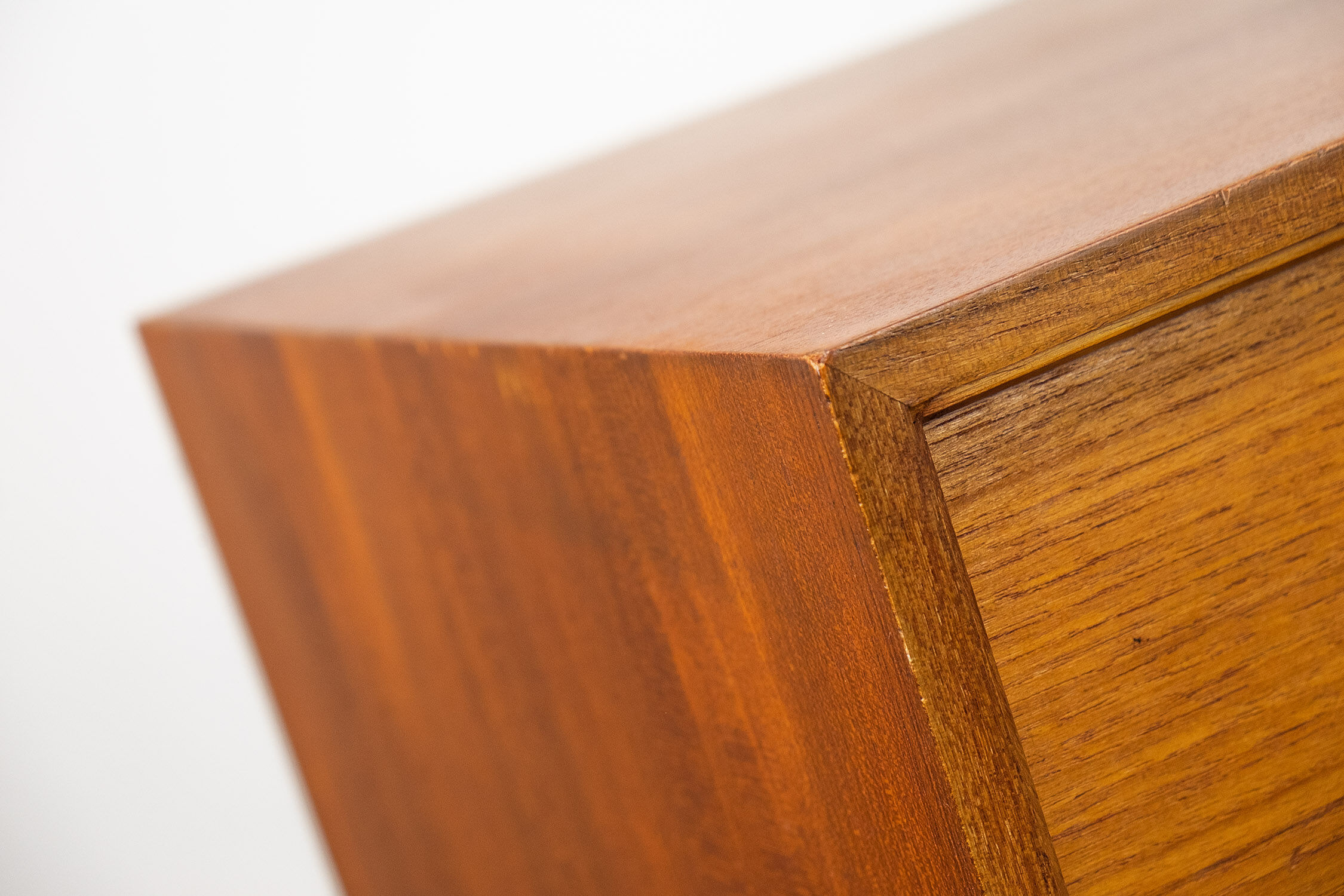 Vintage Sideboard in Teak with sliding door and drawers, 1960s