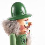 Nutcracker Erzgebirge, sculpted, vintage, GDR hussar.