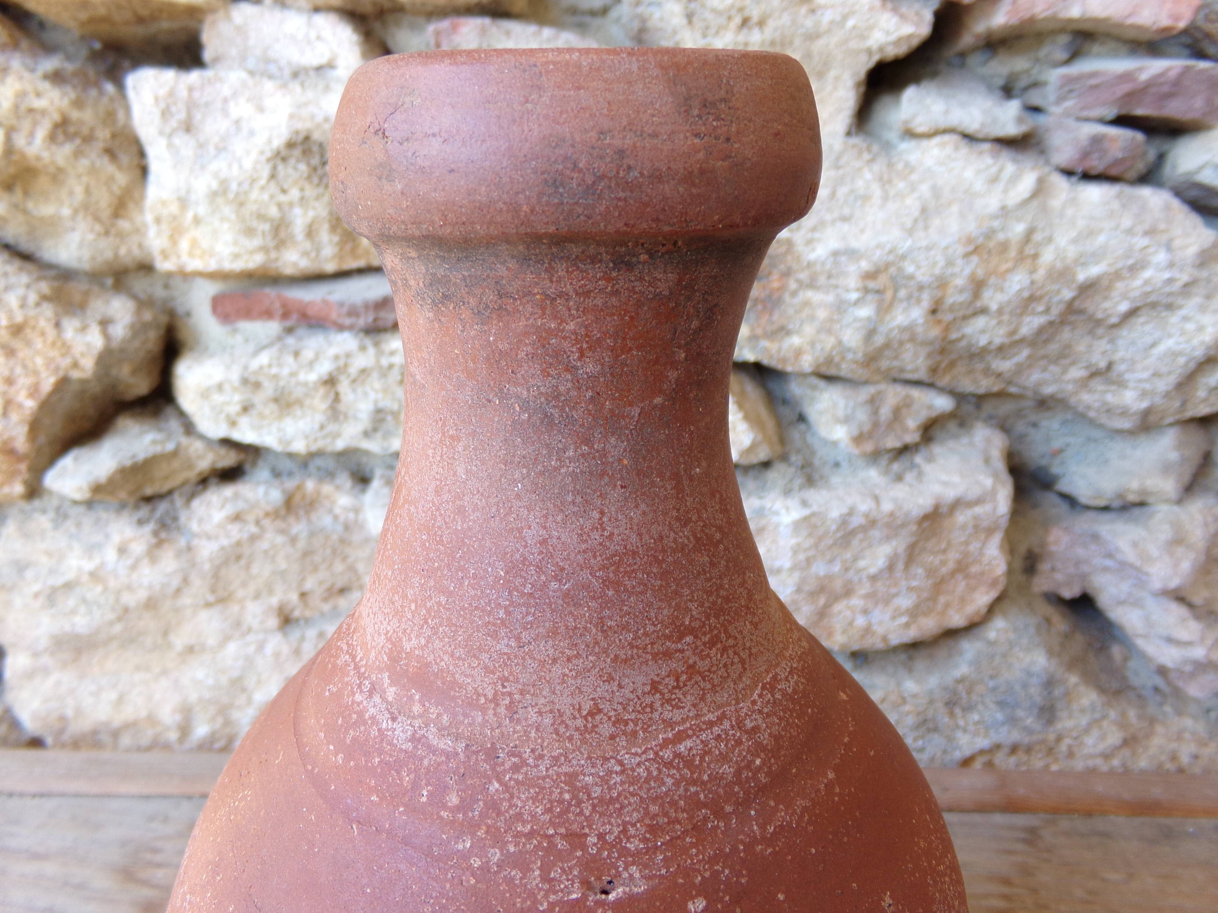 Terracotta vase