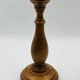Pair of wooden candle holders