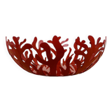 Coupe à fruit design Alessi Mediterraneo rouge par Emma Silvestris 30 cm