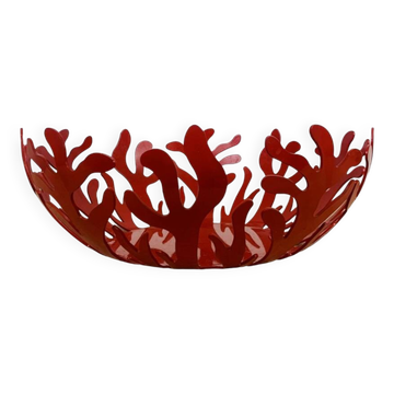Alessi Mediterraneo red designer fruit bowl by Emma Silvestris 30 cm