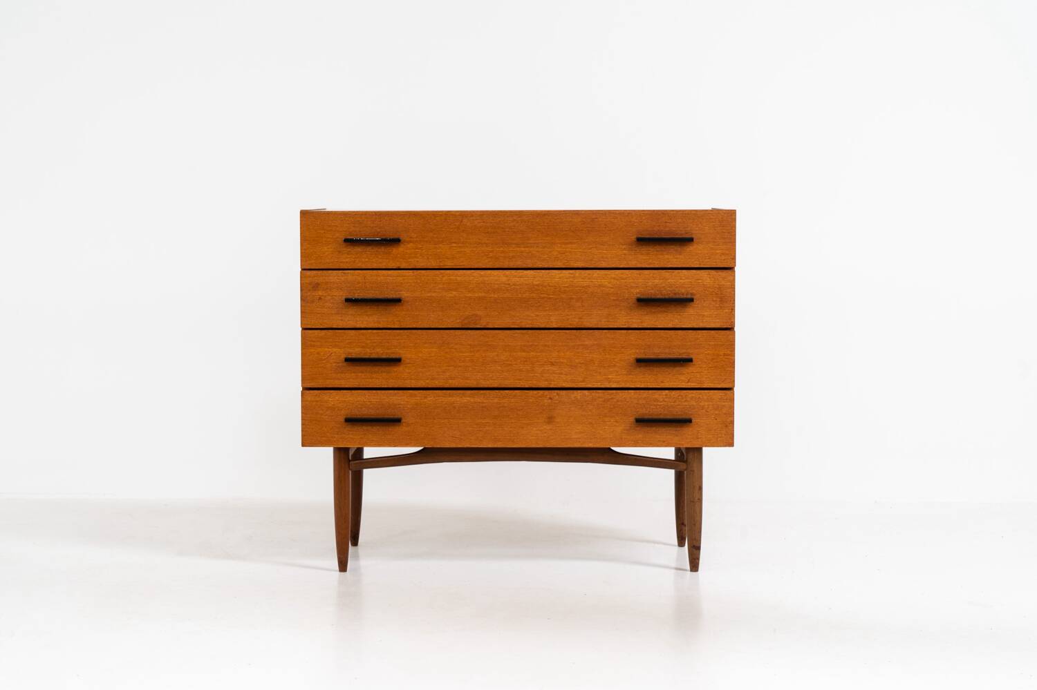Teak chest of drawers by V-form (Belgium, 1960s).