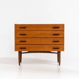 Teak chest of drawers by V-form (Belgium, 1960s).