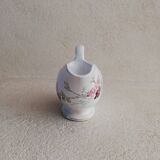 Iron earth sauce boat with floral pattern