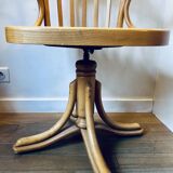 Bentwood office chair by Zpm radomsko, 1950s