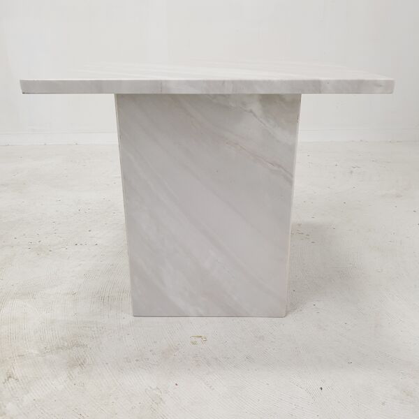 Tables basses ou d’appoint en marbre italien, années 1980