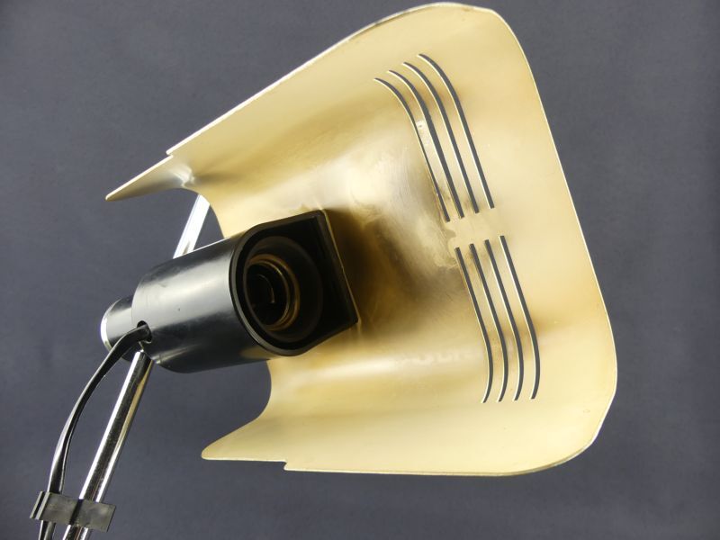 Targetti sankey, vintage champagne desk lamp