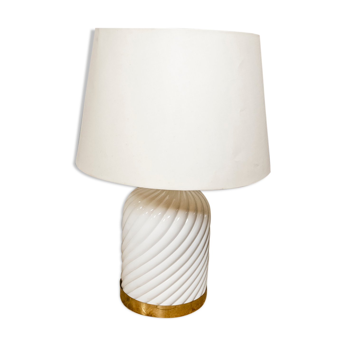 Tommaso Barbi 'Swirl' table lamp from the 70s