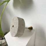 70s granite Perspex pendant light