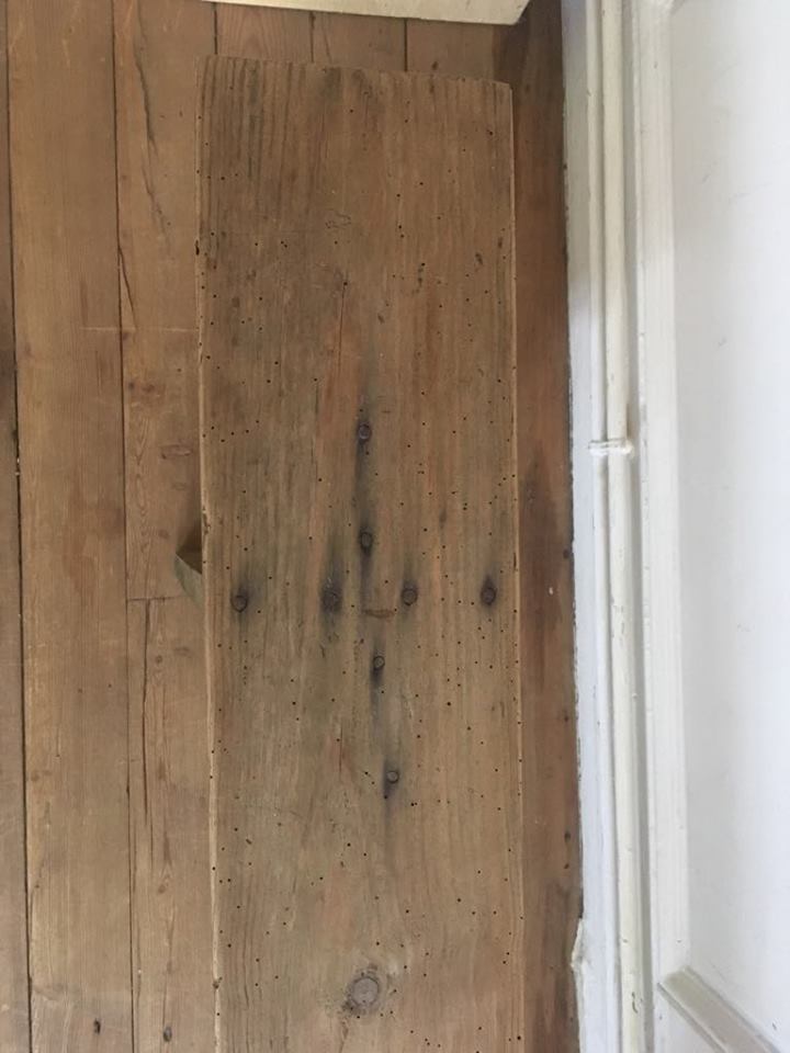 Former bench solid wood
