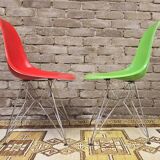 Pair of Eames Hermann Miller chairs 1960