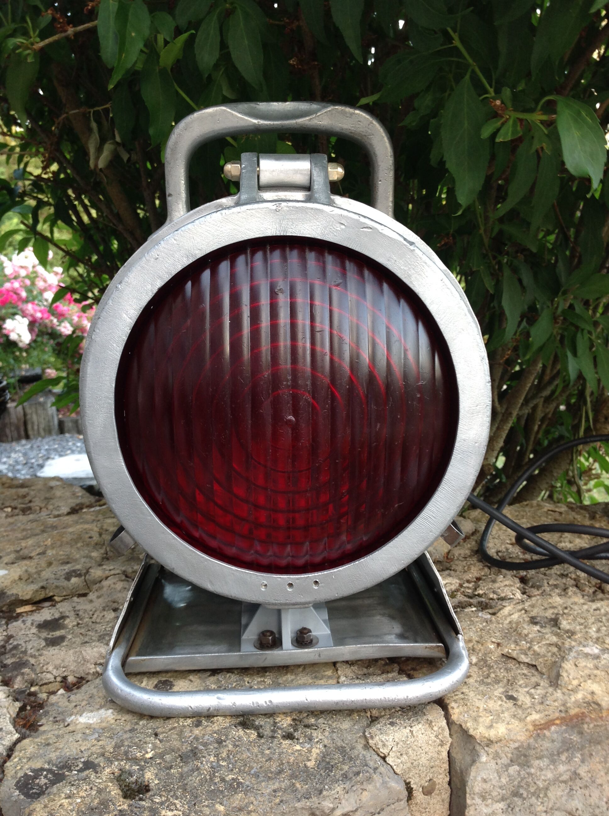 Former SNCF lantern - vintage 70s