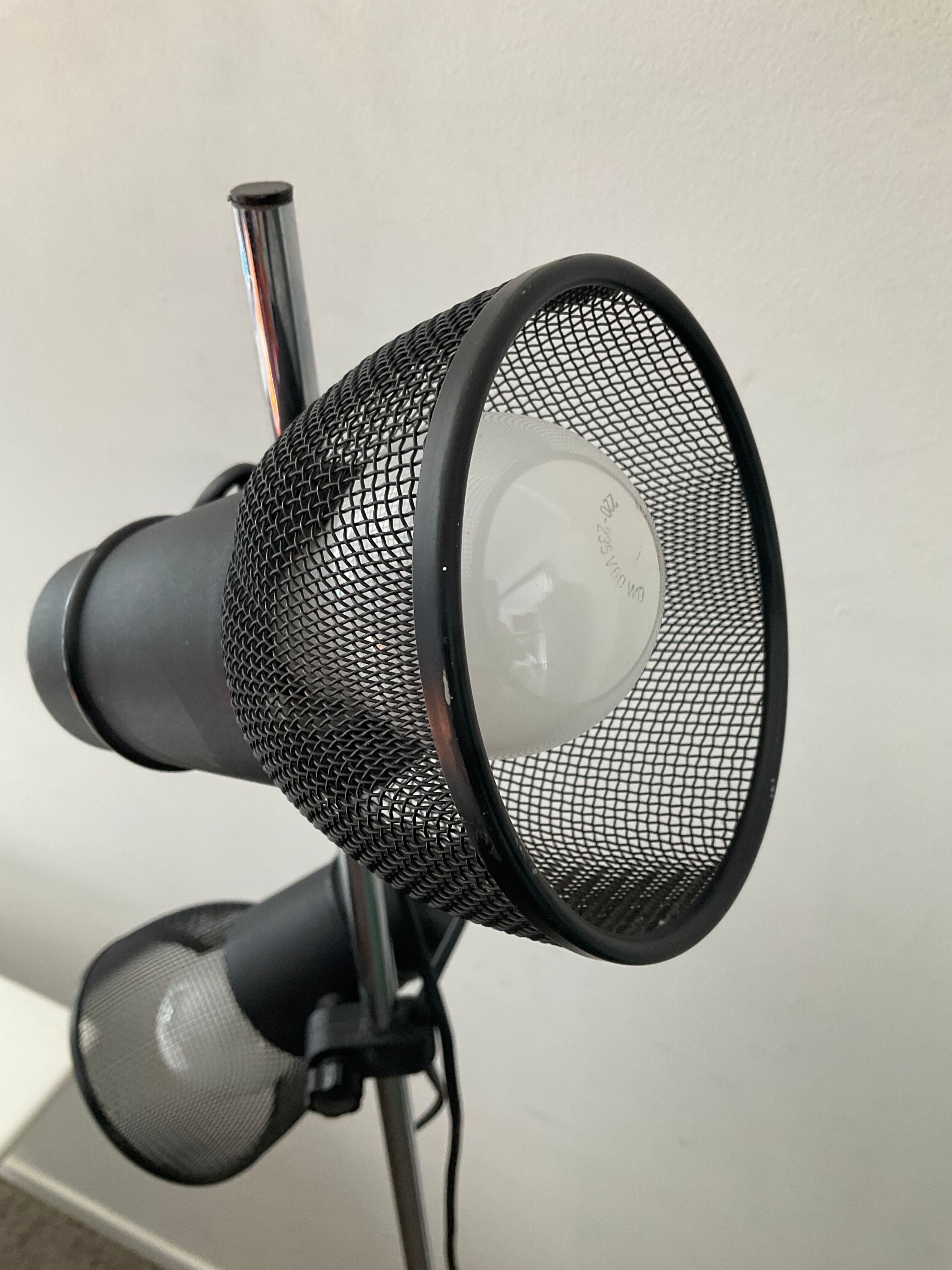 DBGM floor lamp 2 spots 70s-80s