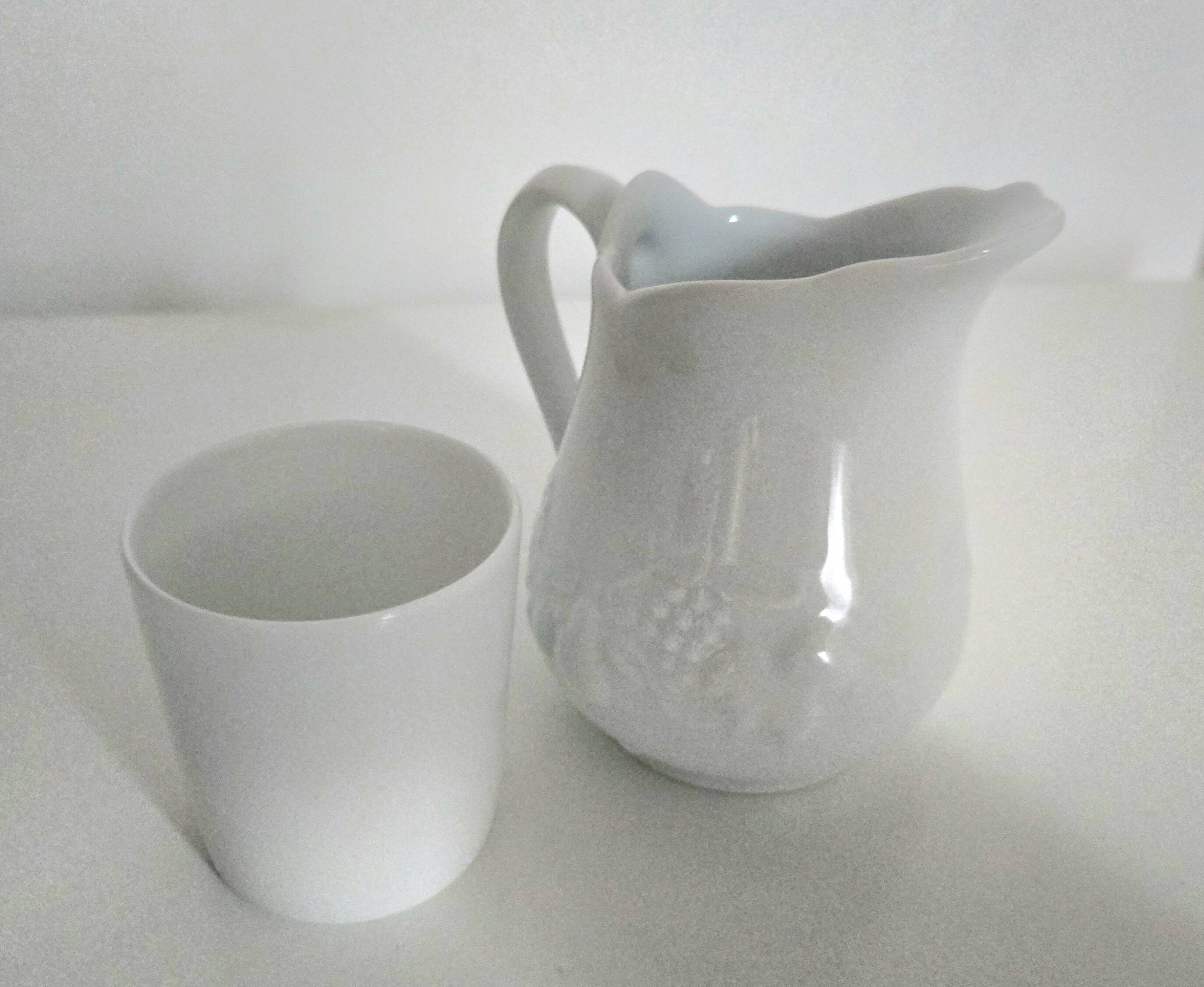 Tasse expresso et Pichet