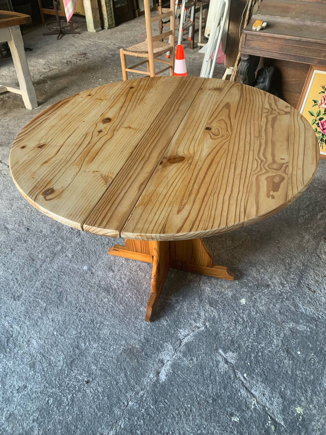 Folding pine table – Chic mountain spirit