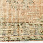 5x9 Vintage Oriental & Bordered Pattern Orange Turkish Rug, 170x274Cm