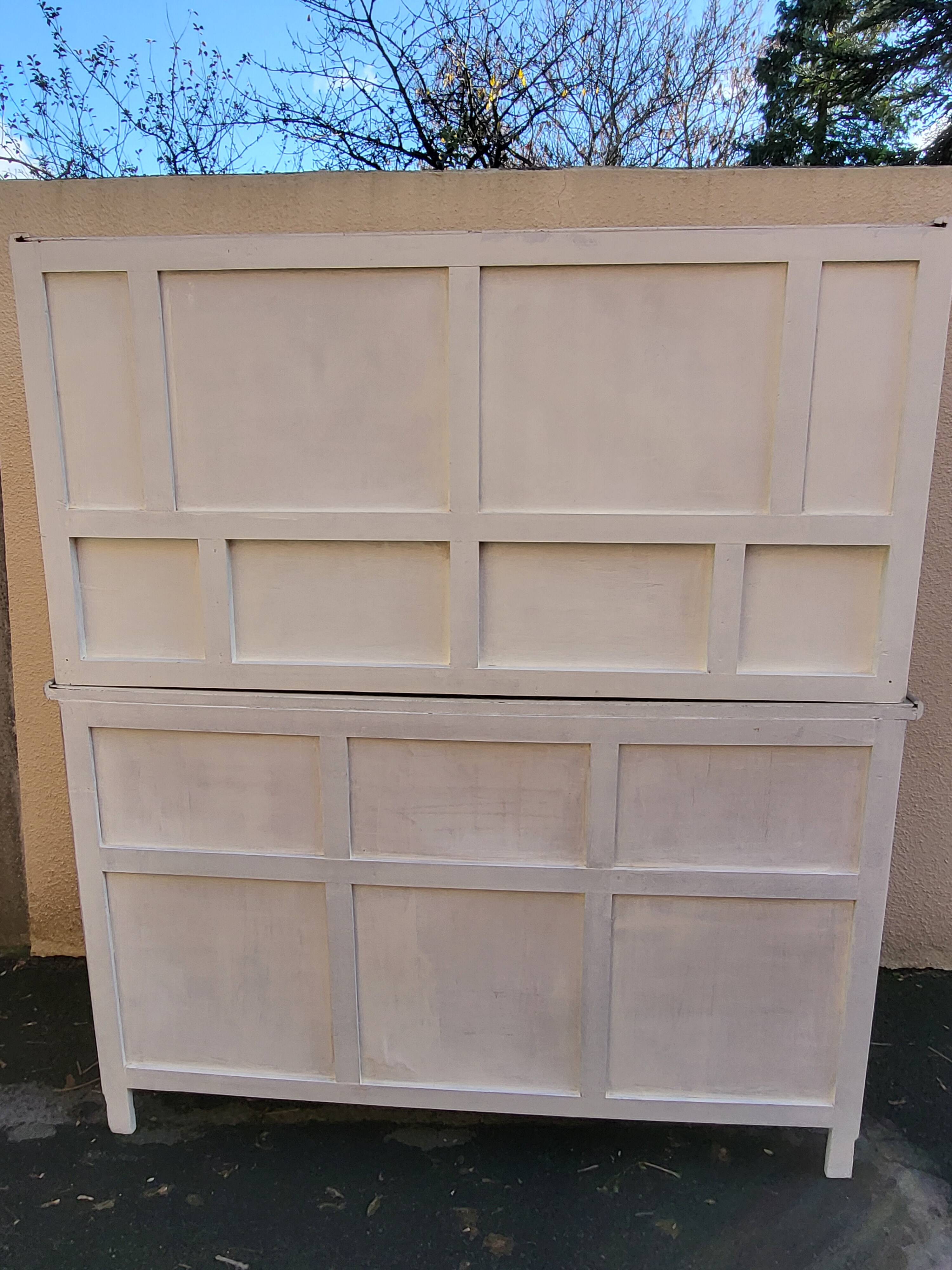 Vintage two-body buffet mado from the 1940s/50s poncé
