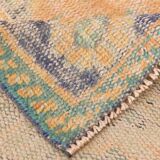 6x10 Turkish Light Orange Cream Vintage Rug, 195x313Cm
