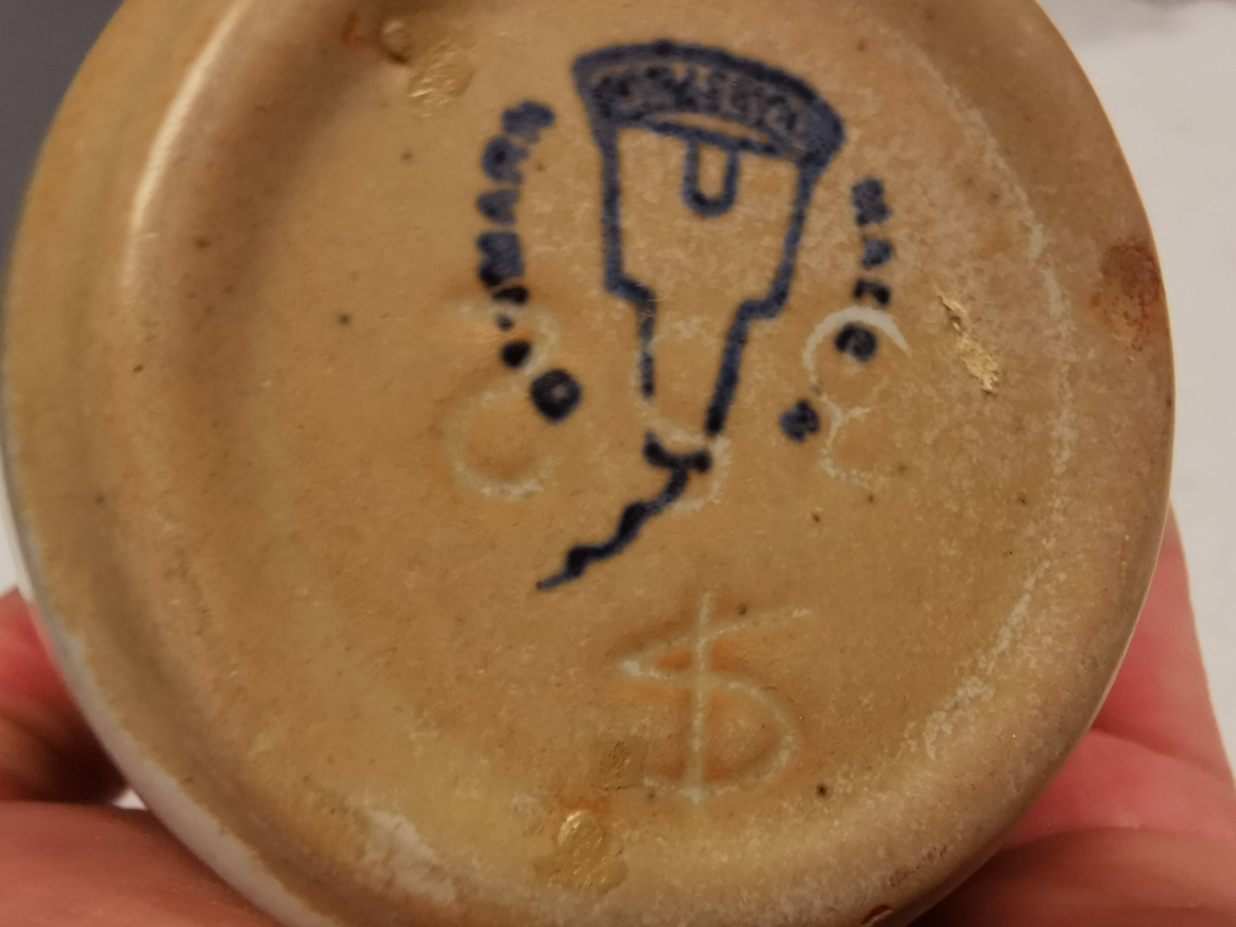 Older vase from Danish Knabstrup (highly recognised Danish ceramic design), Günther Praschak 1960s