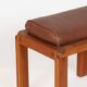 Pierre chapo, coiffeuse, tabouret et pouf 1989