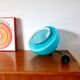 Suspension in blue opaline mushroom design 60s-70s
