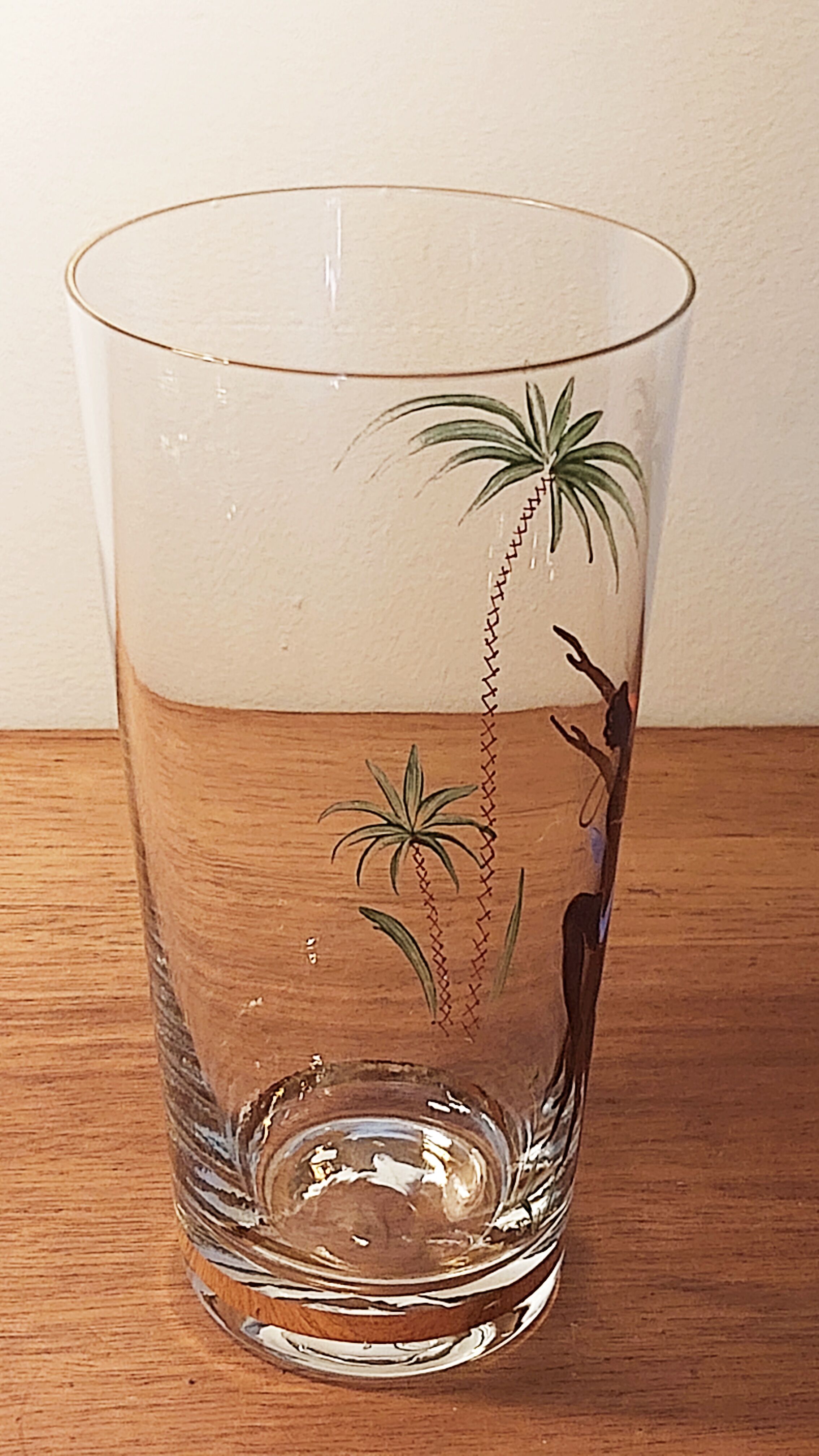 Set carafe and 4 crystal glasses Villeroy & Boch 1950