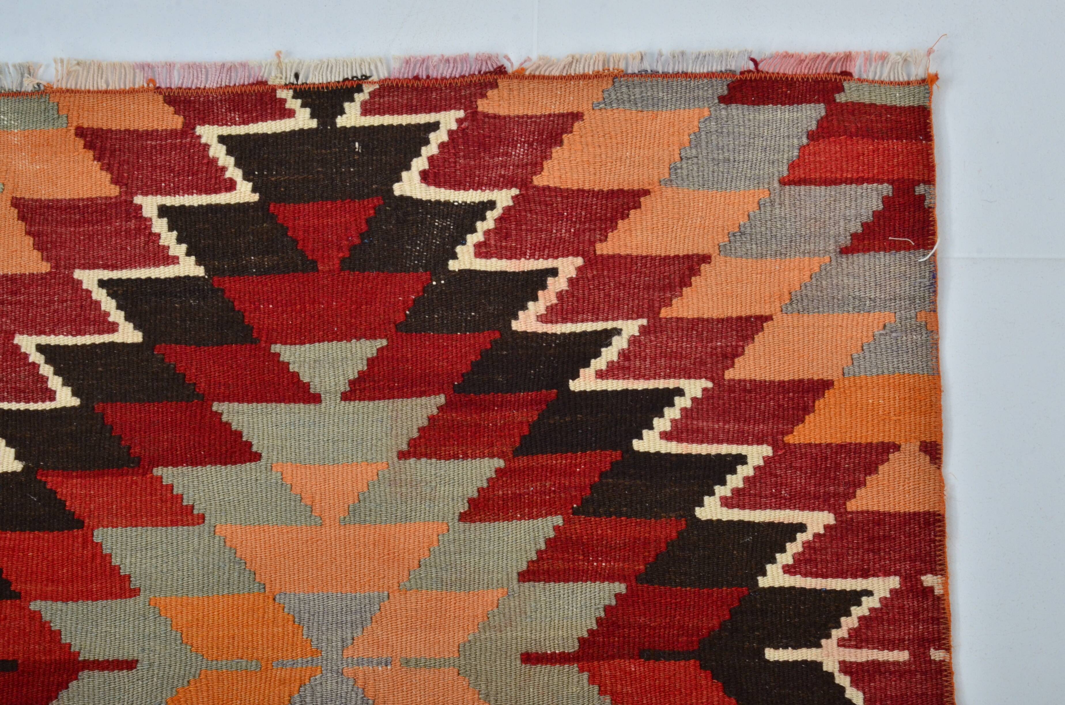 Decorative Oushak Vintage Kilim Rug sku 3409
