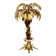 Gilded Italian Hollywood Regency Palm Tree Table Lamp by Hans Kögl